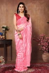 Gc Gaurvi lace Work Georgette Printed Sarees Wholesale Shop In Surat
